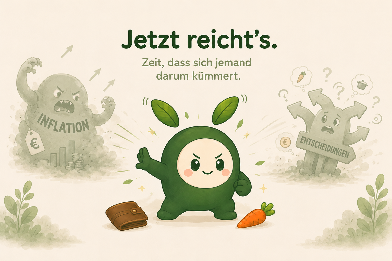 Jetzt reicht's. Zeit, dass sich jemand darum kümmert.